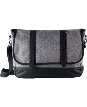 Sac messenger KI0428 - Grey Twill / Black