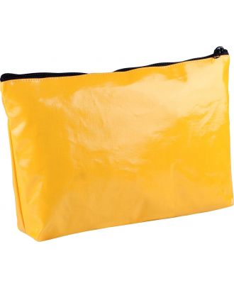 Pochette / trousse en coton enduit personnalisable KI0713 - Yellow