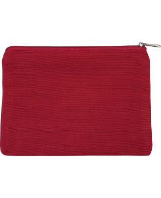 Pochette en juco personnalisable KI0723 - Crimson Red
