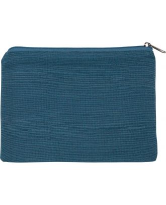 Pochette en juco personnalisable KI0723 - Dusty Blue