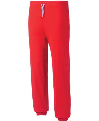 Pantalon enfant de jogging en coton léger PA187 - Red