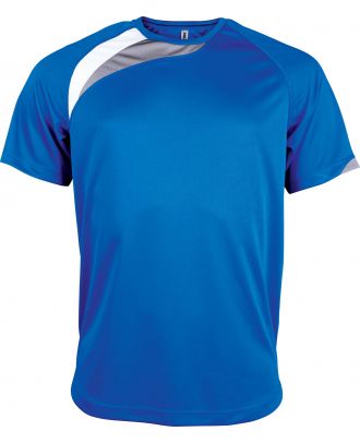 T-shirt sport enfant manches courtes PA437 - Sporty Royal Blue / White / Storm Grey