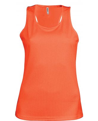 Débardeur femme sport PA442 - Fluorescent Orange