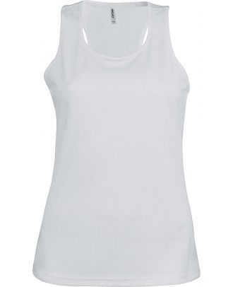 Débardeur femme sport PA442 - White