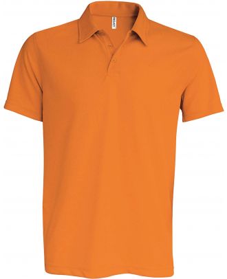 Polo homme sport manches courtes PA482 - Orange