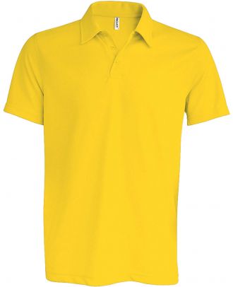 Polo homme sport manches courtes PA482 - True Yellow