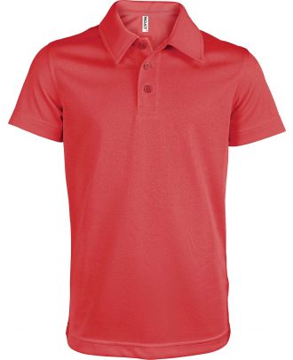Polo enfant sport manches courtes PA484 - Red