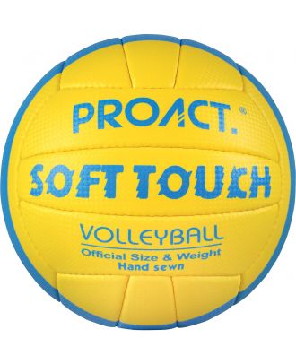Ballon soft touch beach volley ball PA852 - Yellow / Royal Blue / White