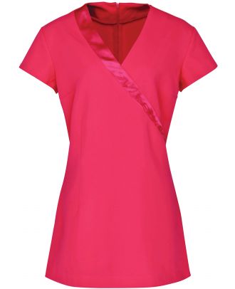 Tunique bande satinée "Rose" PR690 - Hot Pink