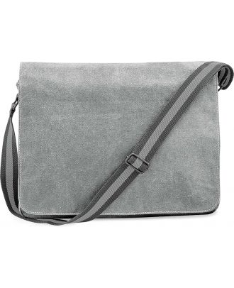 Sac courrier vintage en toile QD610 - Vintage Light Grey