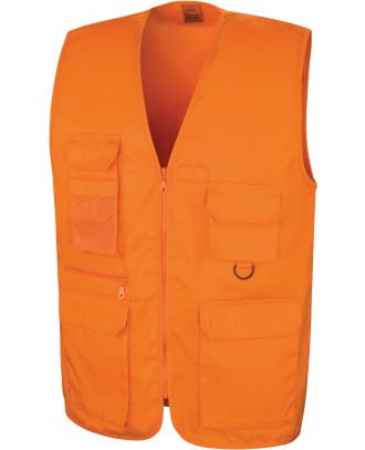 Gilet multipoches Safari R045X - Orange