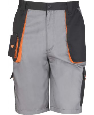 Short de travail Lite R319X - Grey / Black / Orange