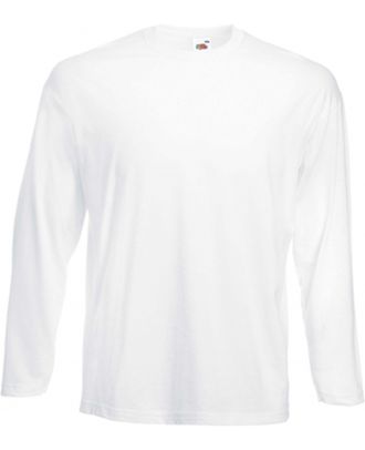T-shirt homme manches longues Valueweight SC201 - White