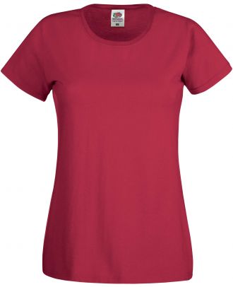 T-shirt femme manches courtes Original-T SC61420 - Brick Red de face