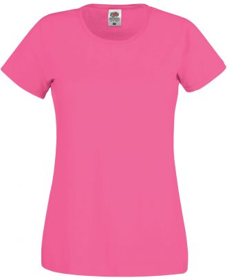 T-shirt femme manches courtes Original-T SC61420 - Fuchsia de face