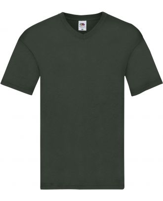 T-shirt homme col V Original-T SC61426 - Bottle Green