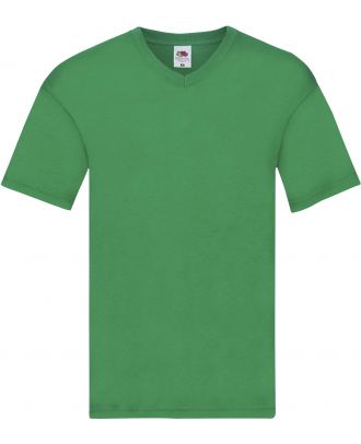 T-shirt homme col V Original-T SC61426 - Kelly Green