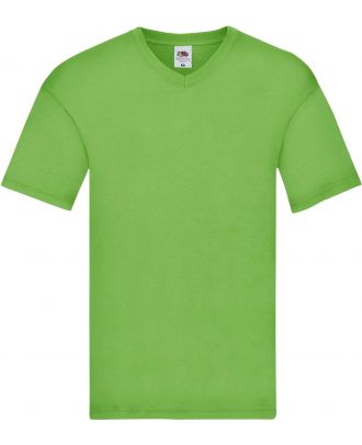 T-shirt homme col V Original-T SC61426 - Lime