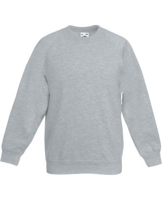 Sweat-shirt enfant manches raglan SC62039 - Heather Grey