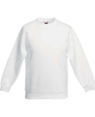 Sweat-shirt enfant col rond classic SC62041 - White