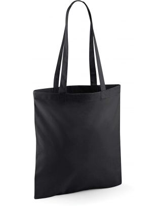 situation du Sac totebag coton à anses longues W101 - Black - 42 x 38 cm