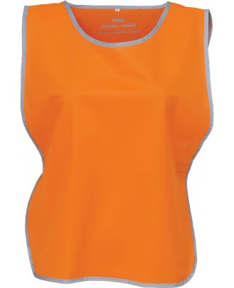 Chasuble à bordure réfléchissante HVJ259 - Hi Vis Orange