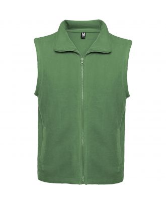 Veste polaire avec col montant et zip BELLAGIO vert chemin