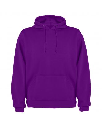 Sweat-shirt capuche avec poche kangourou CAPUCHA pourpre