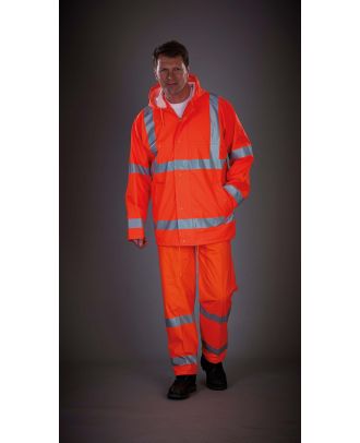 Veste de pluie respirante Hi-Vis Soft Flex YHVS450 - Hi Vis Orange